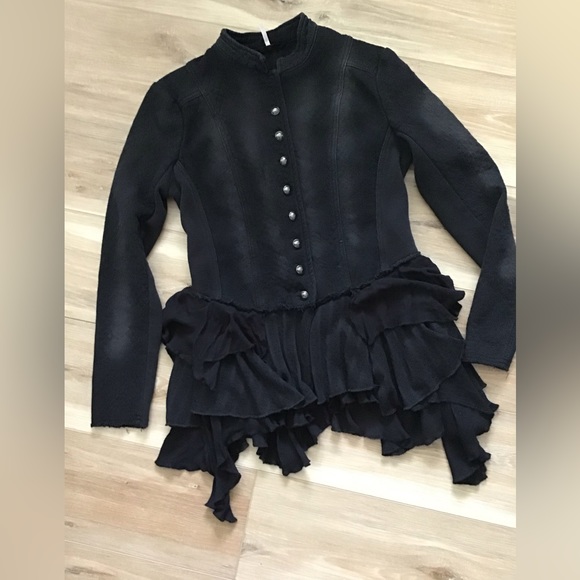 Free People Jackets & Blazers - Free People Military Whimsical Jacket 4